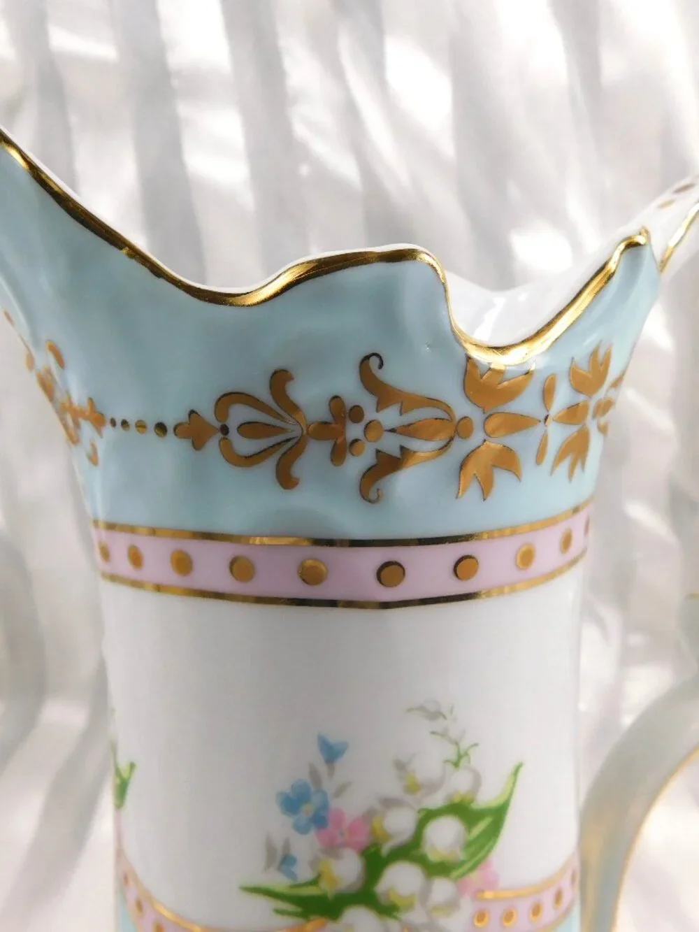 Royal Danube Blue and White Pitcher # 26961